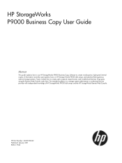 HP StorageWorks P9000 HP StorageWorks P9000 Business Copy User Guide (AV400-96342, January 2011)