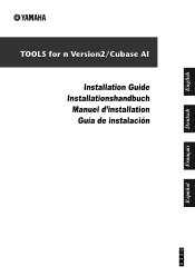 Yamaha Cubase n8/n12 TOOLS for n Version2/Cubase AI Installation Guide with Cubase 5 series