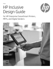 HP PageWide Managed Color E75160 Inclusive Design Guide