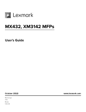 Lexmark XM3142 Users Guide