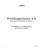 Oki MB470 PrintSuperVision 4.0 User Guide