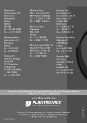 Plantronics PLNH101N User Guide