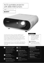 Sony VPL-EW7 Brochure