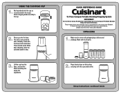 Cuisinart CPB-300P1 Quick Reference
