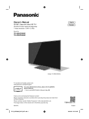 Panasonic TC-55GZ1000 Owners Manual