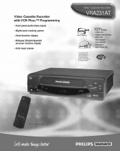 Philips VRA231AT Leaflet