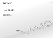 Sony VPCF111FX/B User Manual