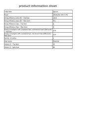 Zanussi ZKHNL3W1 Product information sheet