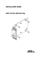 Axis Communications P7214 T91A03 - Installation Guide