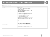 HP LaserJet CM2000 HP Color LaserJet CM2320 MFP - Scan Tasks