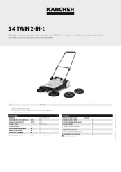 Karcher S 4 Twin 2-in-1 Product information