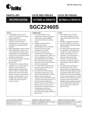 RedMax SGCZ2460S Parts List