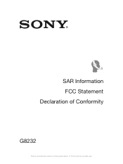 Sony Xperia XZs SAR