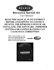 Belkin F1U125-KIT F1U125 User Manual