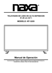 Naxa NT-3205 Spanish manual