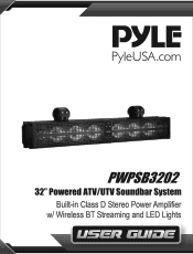 Pyle PWPSB3202 Instruction Manual