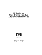 HP D7171A HP Netserver Fibre Channel HBA Guide