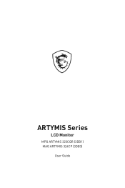 MSI MAG ARTYMIS 324CP User Manual