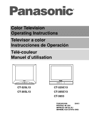 Panasonic CT32SL13G CT32SC13 User Guide