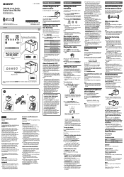Sony ICF-C1T Operating Instructions