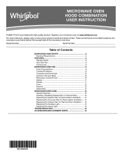 Whirlpool WML35011KB Owners Manual