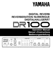 Yamaha DR100 DR100 Owners Manual Image
