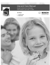 Bosch HGS5L53UC Instructions for Use