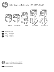 HP Color LaserJet Managed MFP E67550 Installation Guide