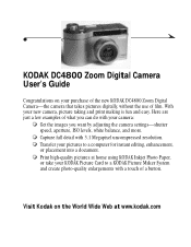 Kodak DC4800 User Manual