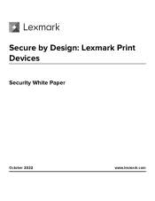 Lexmark CX930 Security White Paper