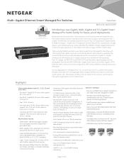 Netgear MS510TX Product Data Sheet
