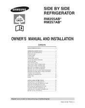 Samsung RM257ABBP/XAA Quick Guide (easy Manual) (ver.1.0) (English)
