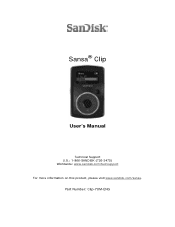 SanDisk SDMX11R-008GKA57 User Manual