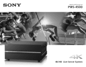 Sony PWS4500PAC Brochure PWS4500 Brochure