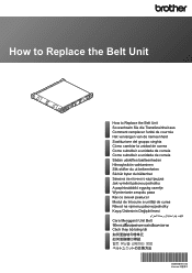 Brother International HL-L8260CDW Belt Unit Replacement Guide