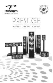 Paradigm Prestige 75F Manual