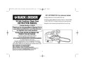 Black & Decker CCS818B Type 1 Manual - CCS818