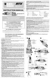 Black & Decker RTX-6 Instruction Manual