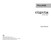 Fluke 1734/B Product Manual