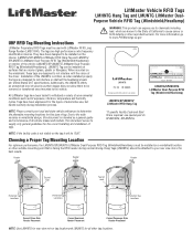 LiftMaster LMSC1000 Instructions Manual - English French Spanish
