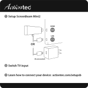 Actiontec ScreenBeam Mini2 Installation Guide