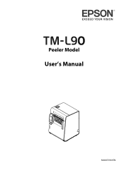 Epson TM-L90 with Peeler Users Manual 39 Model