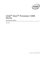 Intel BX80605X3440 Specification Update