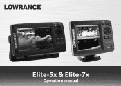 Lowrance Elite-7x CHIRP Operation Manual