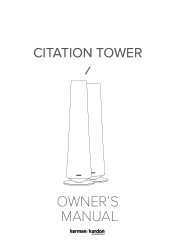 Harman Kardon CITATION TOWER Owners Manual English