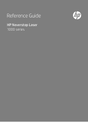HP Neverstop Laser 1000 Reference Guide