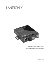 Lantronix IntelliBox-I/O IntelliBox-I/O - Command Reference