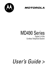 Motorola MD491 User Guide