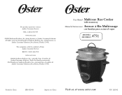 Oster 4751 English