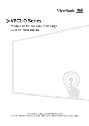 ViewSonic VPC25-W53-O1 Quick Start Guide Espanol